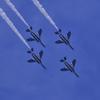 小松基地航空祭前日予行練習2012・・小松の青空を。。ブルーインパルス ダイヤモ