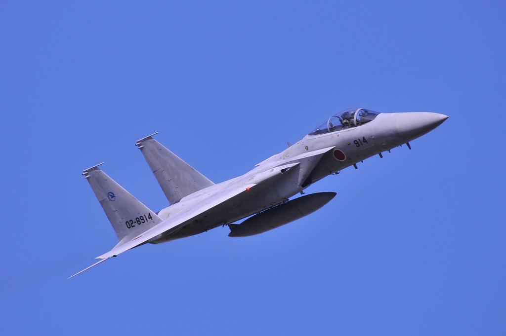 岐阜基地から飛来F-15Jイーグル 機動飛行展示・・20121103