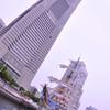 日本丸と横浜ランドマークタワー ・・20120602