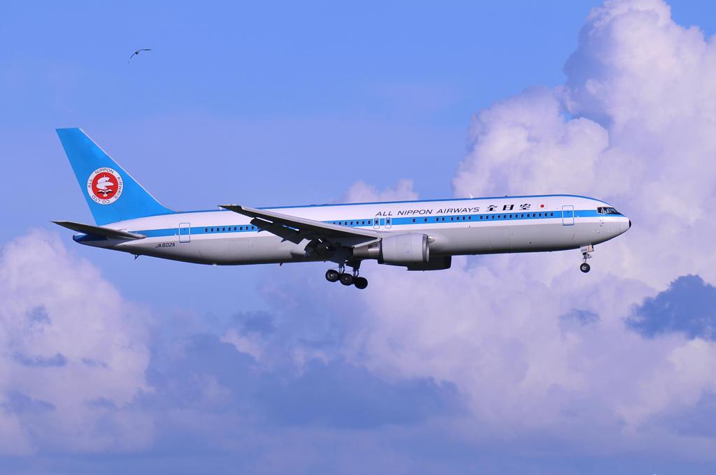 ANA 全日空旧塗装機。。。復刻版B767
