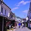 山口県柳井の白い壁の町並み。。。人も少なく。。
