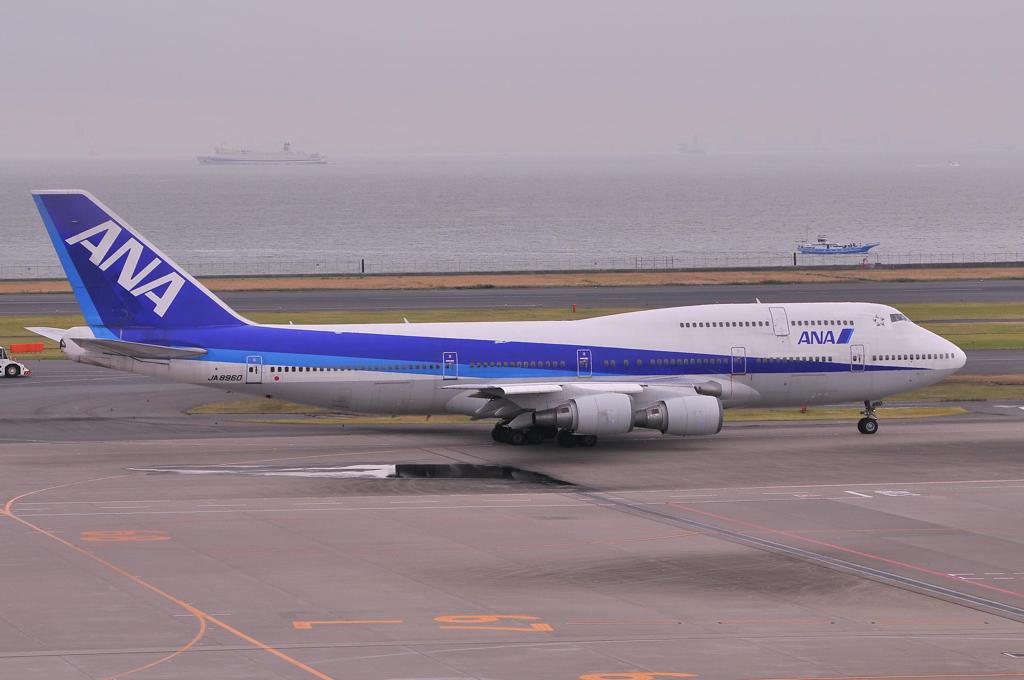 最近。。退役時期が発表されて。。。ANA B747-400