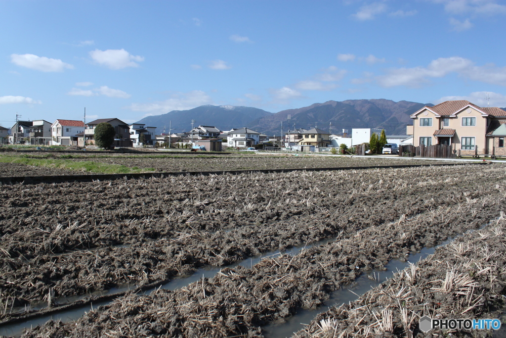 田植え準備かな？