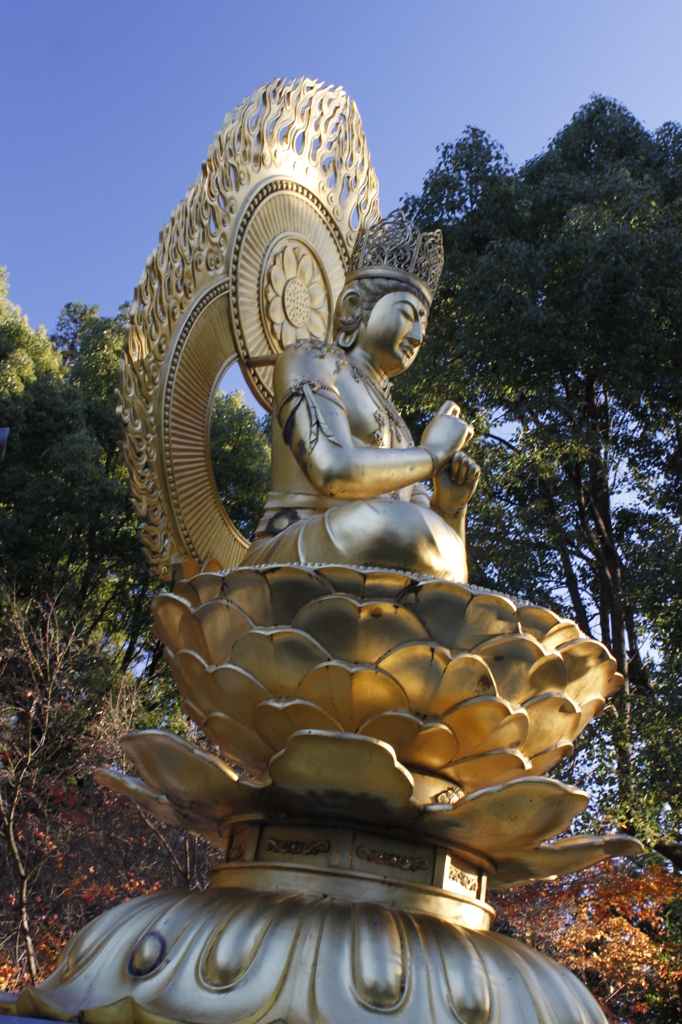 久米寺にて