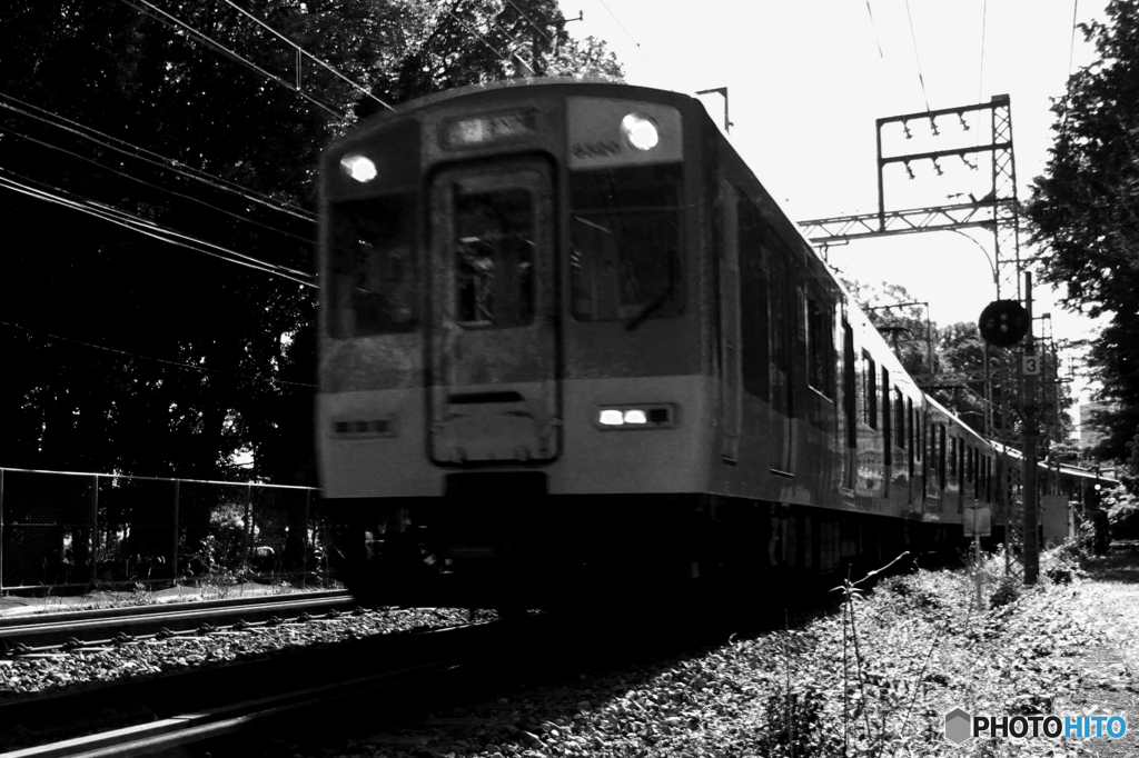 電車が走る