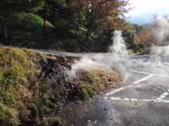 湯けむり