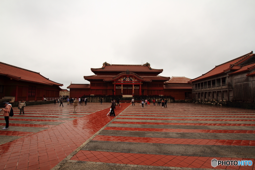 首里城の広場