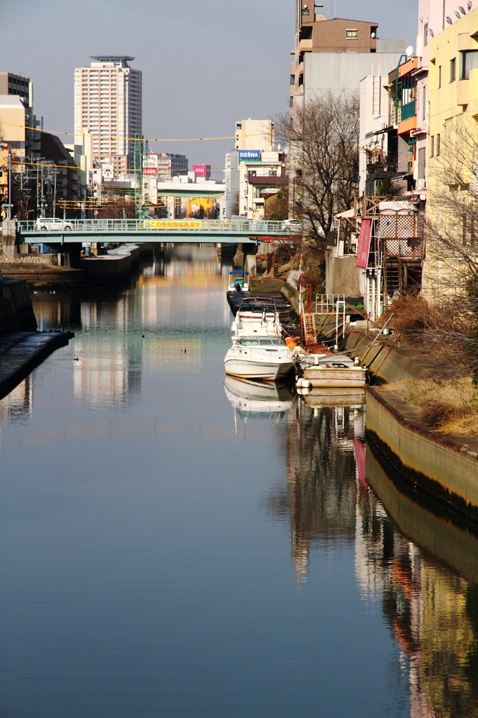 運河の風景-船 ２