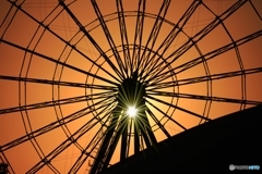 モリコロパークの夕陽