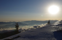 厳冬期八ヶ岳天狗岳