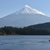 河口湖と富士山