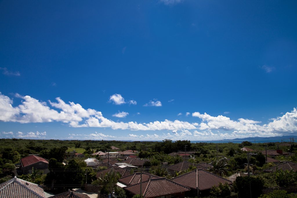 竹富の空