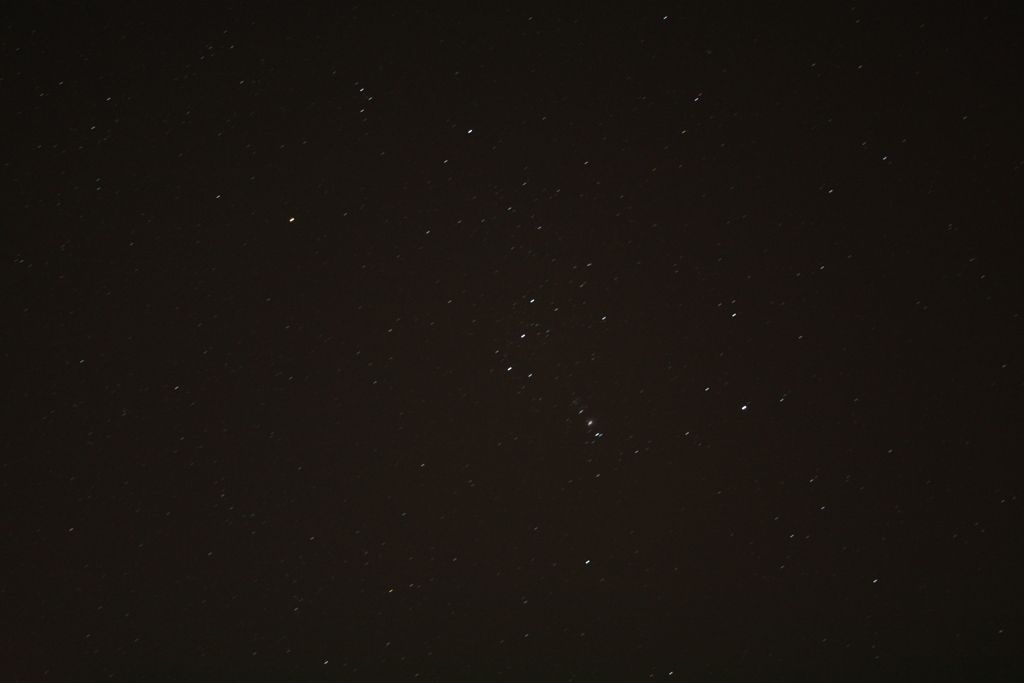 初めての夜宙撮影アンドロメダ星団はどこだ？