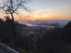 串掛林道より海田湾を望む2020年