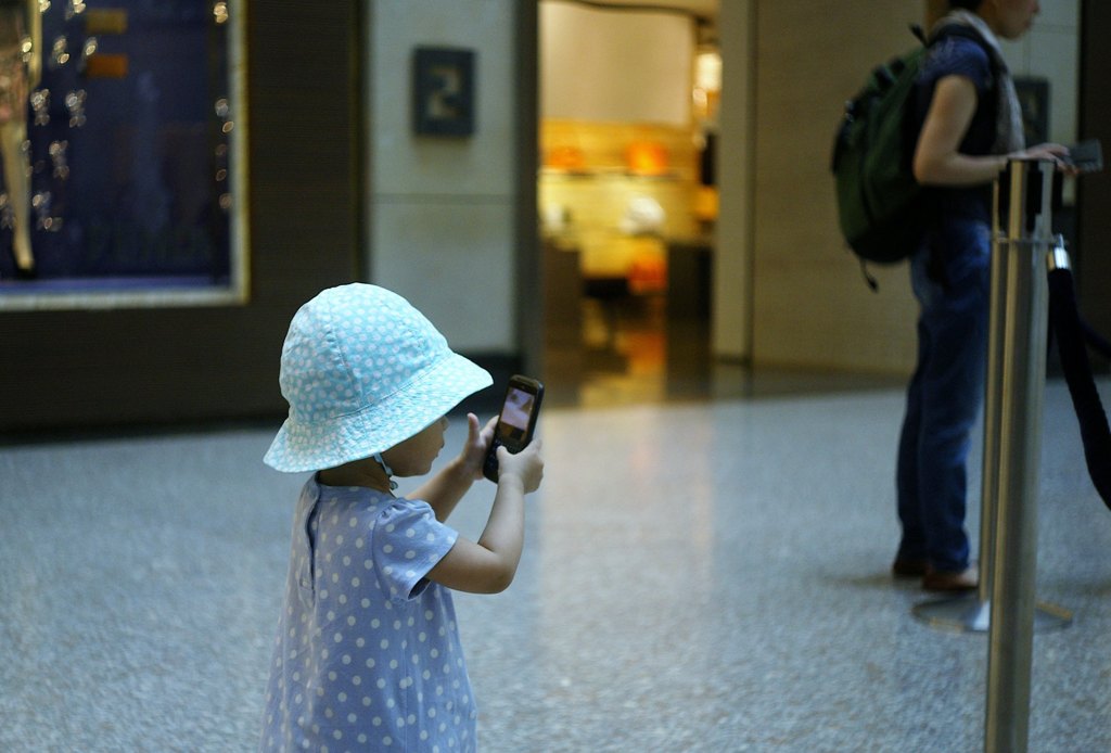 a little photographer...