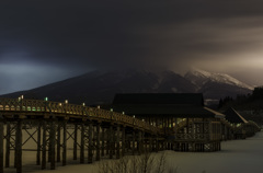 津軽富士見湖　夜景