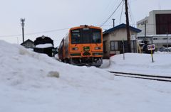 津軽鉄道とラッセル車
