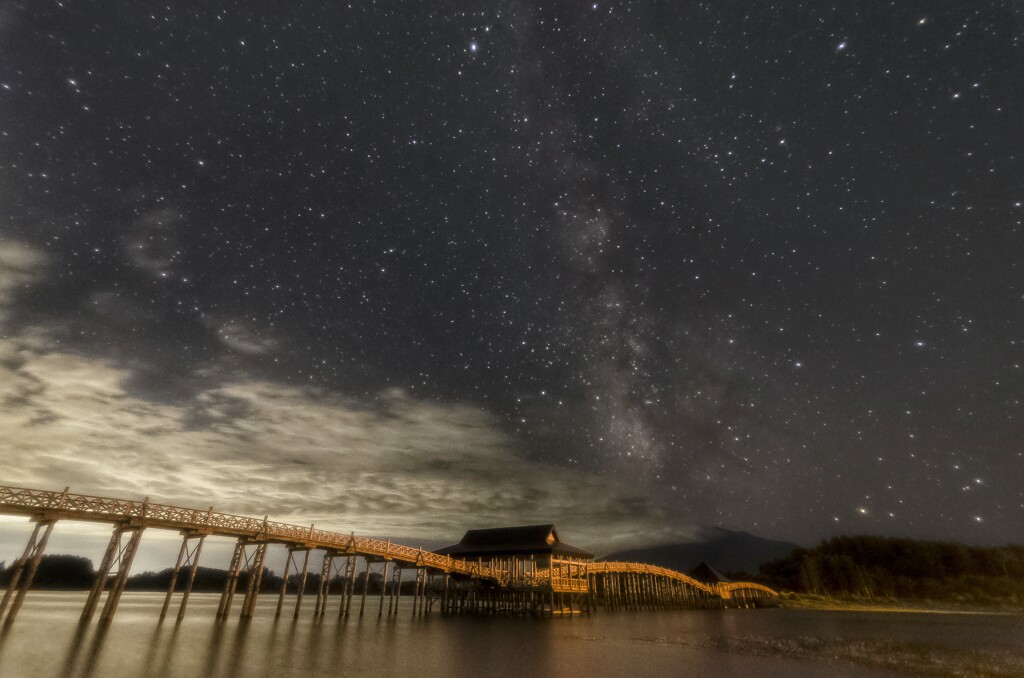 鶴の舞橋  夜景2