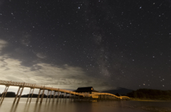 鶴の舞橋　夜景