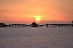 鶴の舞橋　春待つ朝