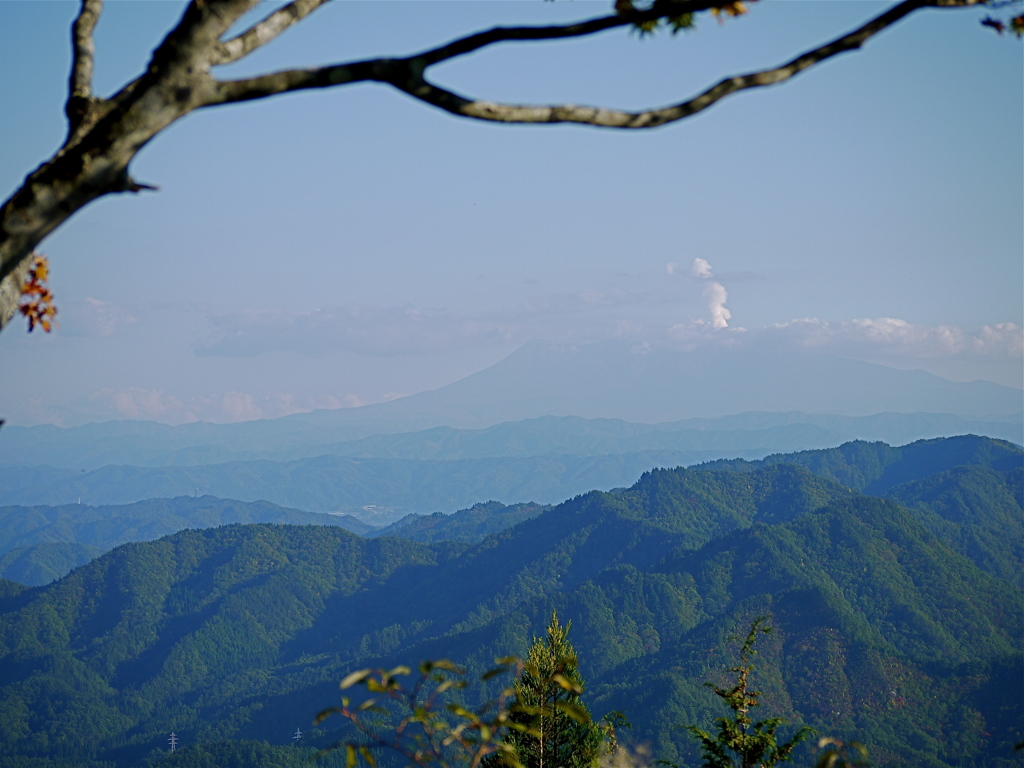 飛騨山脈を望む　一