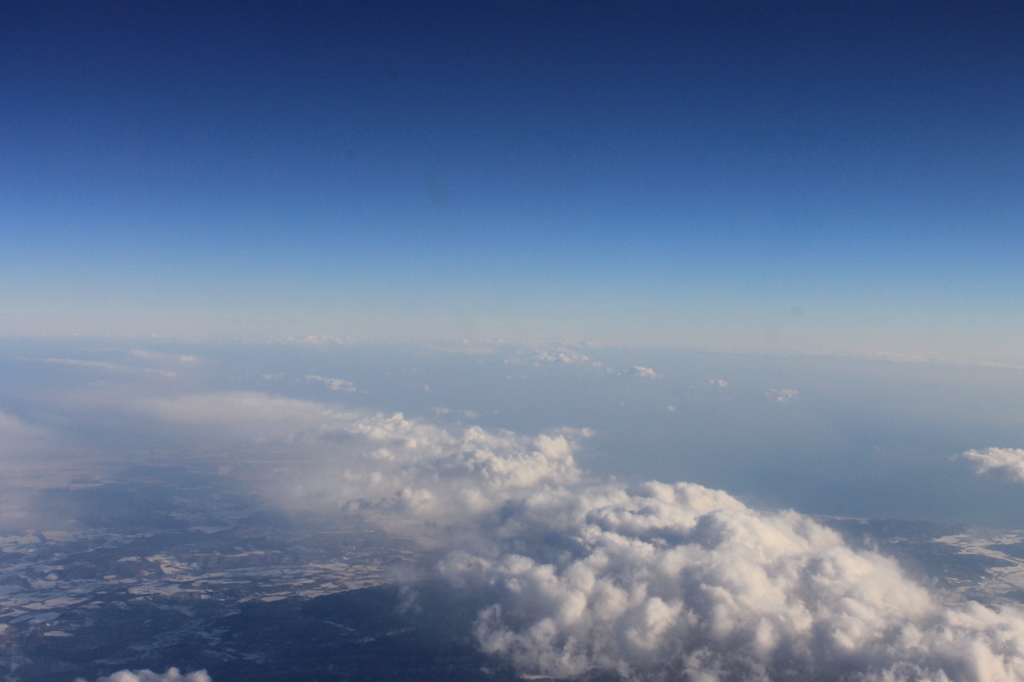 オホーツクの海と空