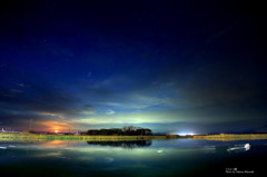 とうふつ湖夜景