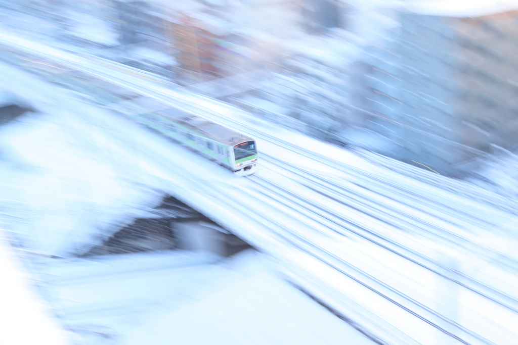 東京の雪景色