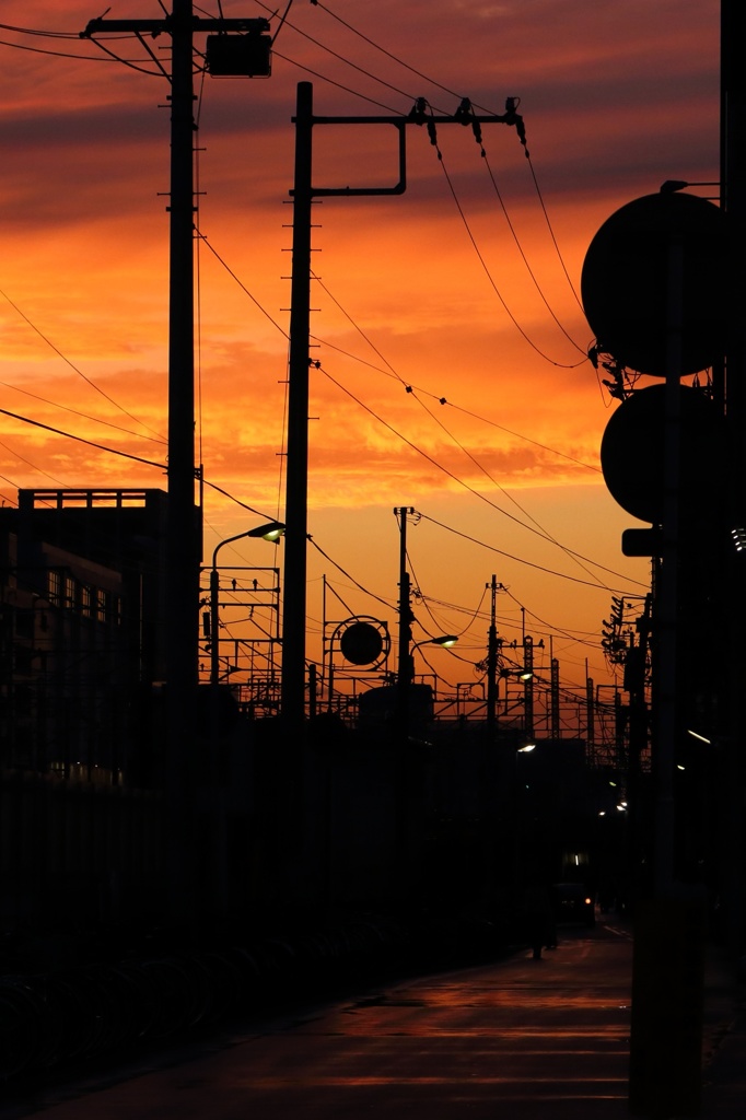 ある日の夕暮れ