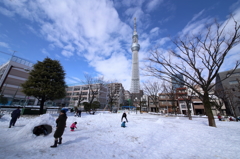 東京雪景色Ⅱ
