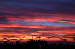 7月13日に見た夕空Ⅱ