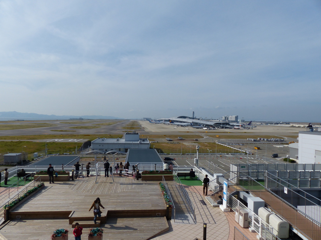 関空展望ホール スカイビュー（スカイデッキより）