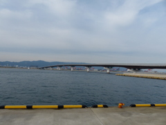 神戸スカイブリッジ（神戸空港側より）