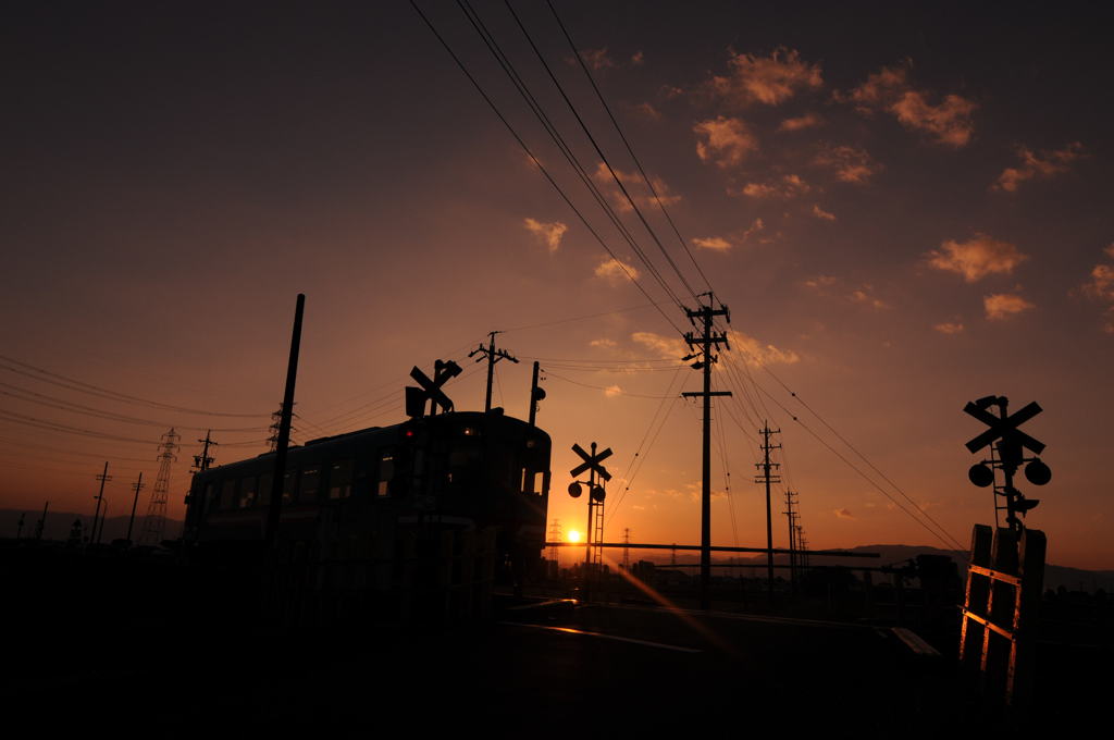 夕暮れ