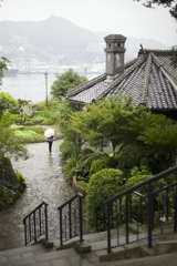 雨の長崎