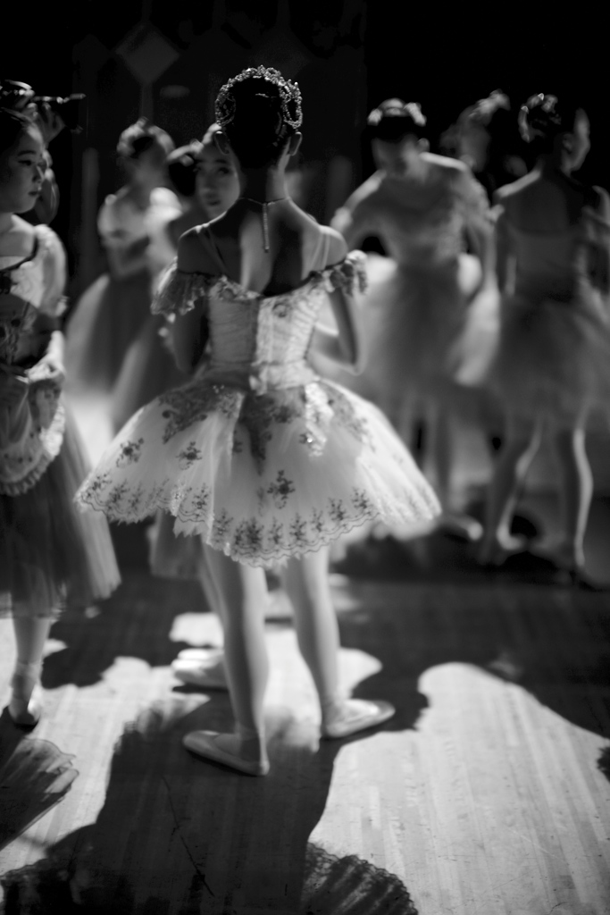 She is a cute ballerina