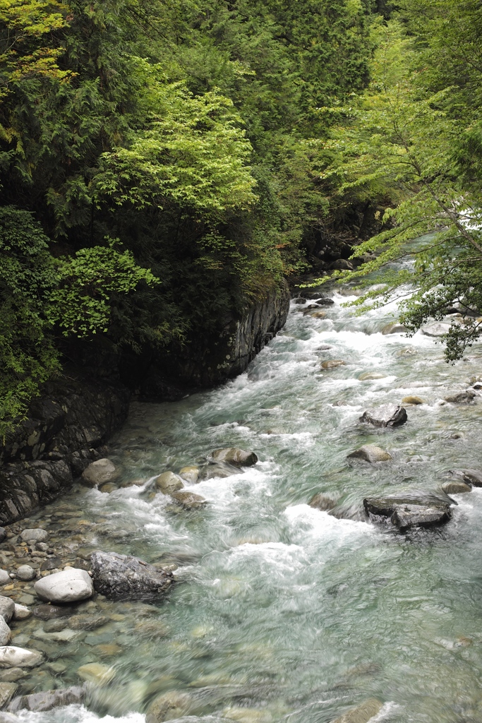 阿寺渓谷　