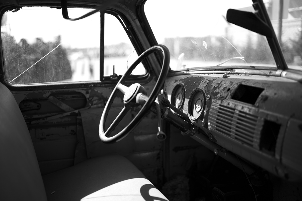 scrapped car