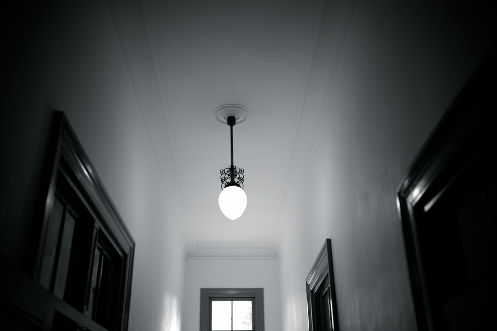 Antique pendant light