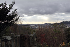 志方八幡宮より望む播磨灘