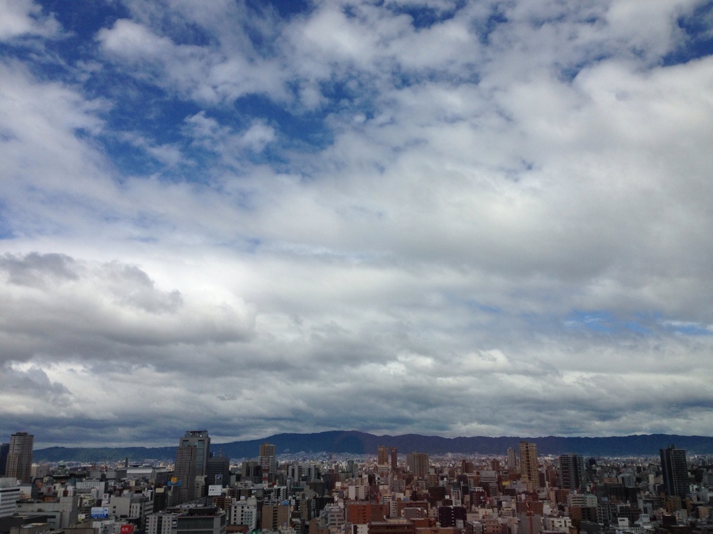 雲が切れてきて