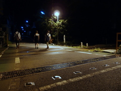 夜中の散歩