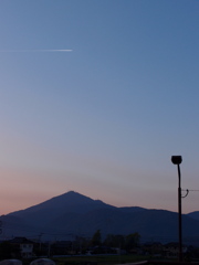 金峰山と飛行機