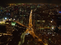 夜景に浮かぶ東京タワー