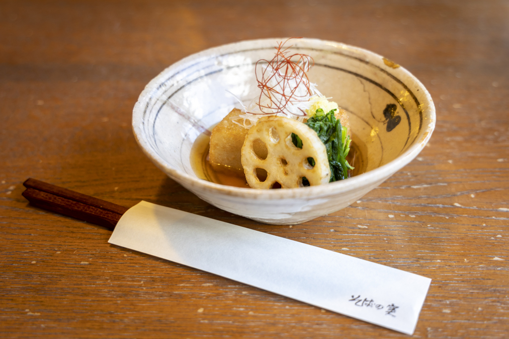 蕎麦の揚げ出し