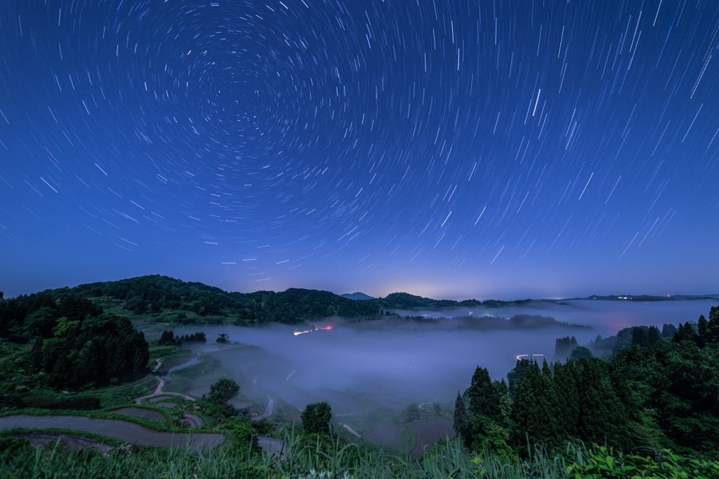 グルグル星峠の棚田