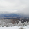 雪山からの眺め