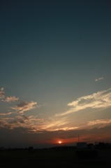 夕暮れ