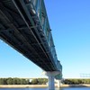 八景島と陸地をつなぐ歩行者専用の橋