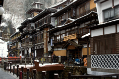 銀山温泉。